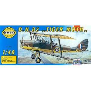  Smer 1/50 DeHavilland DH82 Tiger Moth BiPlane Kit Toys 