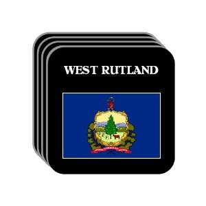  US State Flag   WEST RUTLAND, Vermont (VT) Set of 4 Mini 