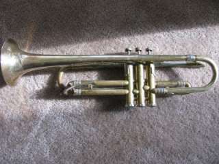 VINTAGE GETZEN 98 DELUXE ELKHORN WIS TRUMPET AS IS FOR PARTS OR 