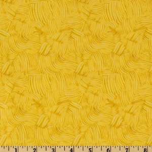  44 Wide Ashleighs Garden Textured Yellow Fabric By The 