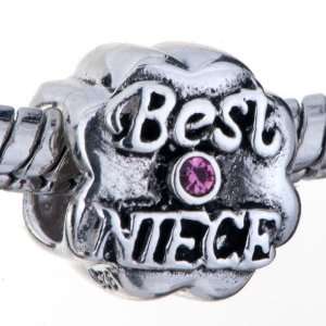 Pugster Jewelry Rose October Birthstone Best Niece Sterling Silver 