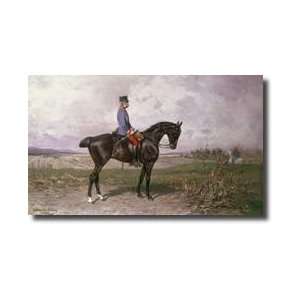   Franz Joseph I On His Austrian Horse 1898 Giclee Print