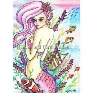  The Little Mermaid Cross Stitch Arts, Crafts & Sewing