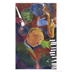  Jazz Messenger III Giclee Poster Print by Gil Mayers 