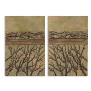   Frameless Relief Panel Painting Hanging Wall Artwork