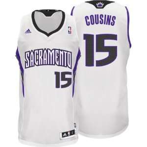 DeMarcus Cousins Jersey adidas White Swingman #15 Sacramento Kings 