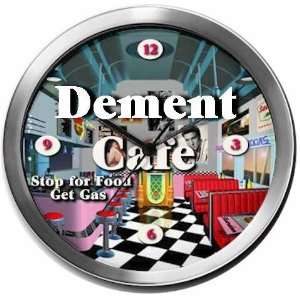  DEMENT 14 Inch Cafe Metal Clock Quartz Movement Kitchen 