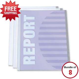 line   42313   Polypropylene Report Cover   8 Item Bundle   CLI42313 