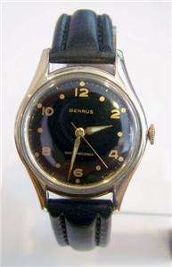 Authentic 10k Rold Gold Plated BENRUS Mens Winding Watch 1940s in 