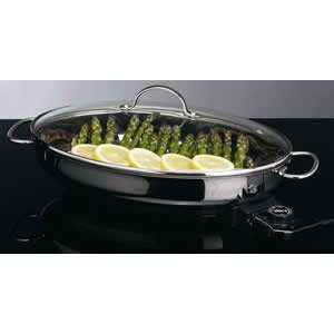  New   Deni 12 x 15 Stainless Steel Skillet   DENI 8285 