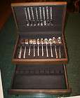 ROGERS 1881 / ONEIDA 41 PC Stainless Flatware Set for 8 in 2 Drawer 
