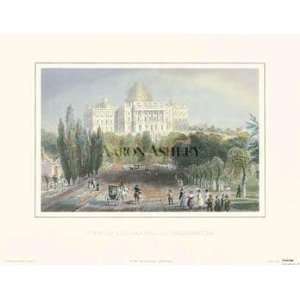  View Of The Capitol By Wh Bartlett Highest Quality Art 