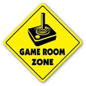 com GAME ROOM ZONE Sign xing gift novelty gaming movies tv media room 