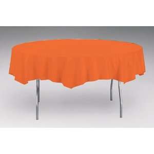   Orange Octy Round Paper Table Covers