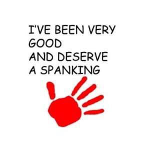  Ive been good and deserve a spanking Cards Health 