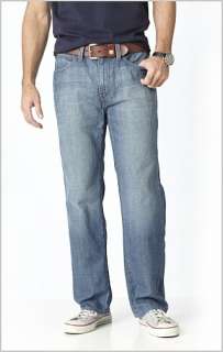 New W/T Mens NAUTICA Mens True Fit Relaxed Denim Jeans  