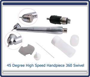 Dental 45 Surgical Handpiece 4 H w/ 360 Swivel coupler  