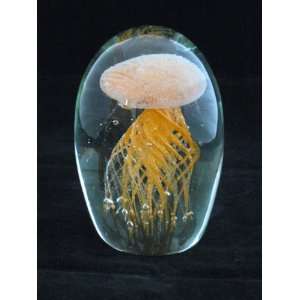  Jellyfish Paperweight 4.5 X 3 (Glow in Dark)   Jelly Fish Paper 