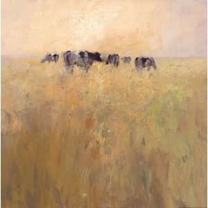  Cows In Spring by Jan Groenhart 28x28