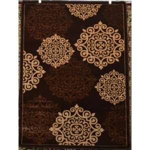  776 Brown Abstract Area Rugs 8x10 Modern Carpet
