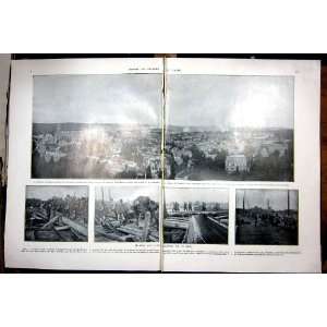  Aisne Panorama Soissons Ww1 Reims Cathedral 1927