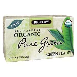 Bigelow Tea, Organic Pure Green Tea 20 / Grocery & Gourmet Food