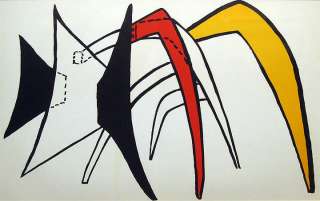 Alexander Calder, Derriere le Miroir # 141, Original Lithograph 1963 