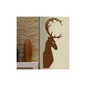  Festive reindeer home decals  holiday wall stick ups 
