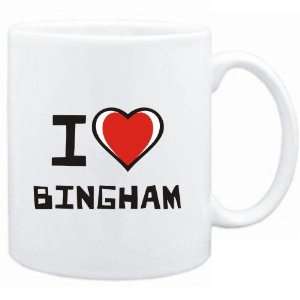 Mug White I love Bingham  Last Names