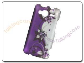 Purple Vine Flower Case Cover Sprint HTC Evo Shift 4G  
