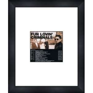  FUN LOVIN CRIMINALS UK Tour 2005   Custom Framed Original 
