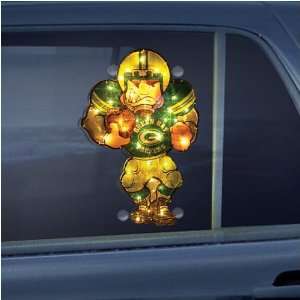  Green Bay Packers 9 Double Sided Car Window Light Up 