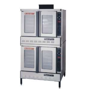 Blodgett Roll in Dual Flow Gas Dbl Convection Oven W/ 2 Base Sections 
