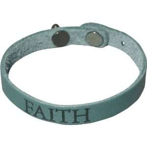  Dillon Rogers Faith Bracelet   Thin (Teal Blue) Jewelry