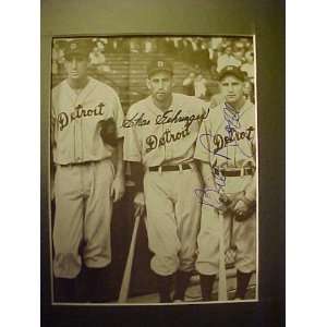  Charlie Gehringer & Bill Rogell Detroit Tigers Autographed 