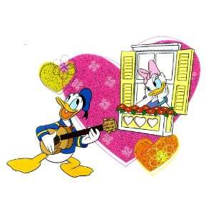   Duck Love Heart Guitar Disney Iron On Transfer for T Shirt Everything