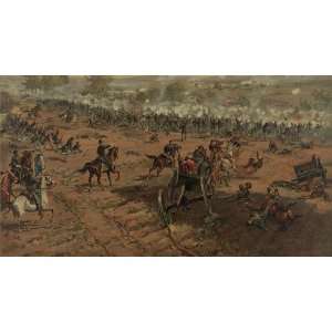  American History Poster   Battle of Gettysburg 24 X 13.5 