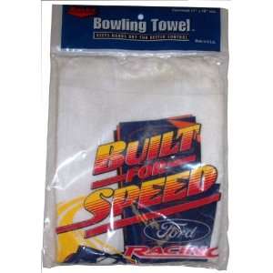  Master Ford NASCAR Bowling Towel   11 x 18 Sports 