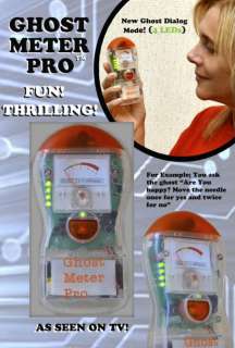 NEW GhostMeter Pro w/paranormal dialog Free Battery  