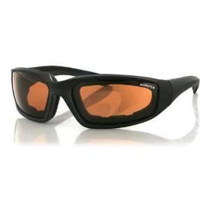 com Bobster Foamerz II Sunglasses, Matte Black Frame   Anti Fog Clear 