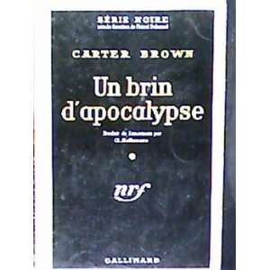  Un Brin Dapocalypse Carter BROWN Books