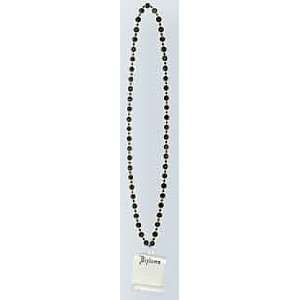  Black Bead Necklace with Diploma 