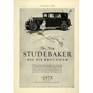  1925 Ad Studebaker Six Brougham Automobile Swan Child 