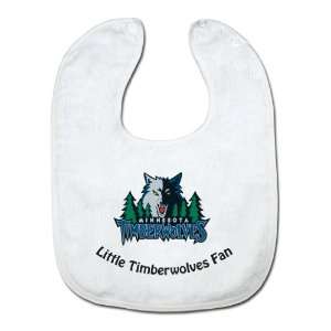  NBA Minnesota Timberwolves White Snap Bib with Team Logo 