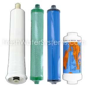  Microline TFC 25D RO System Replacement Water Filter Kit 
