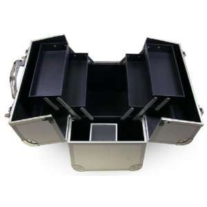  Hairart Silver Beauty Case with Trays (79157) Office 