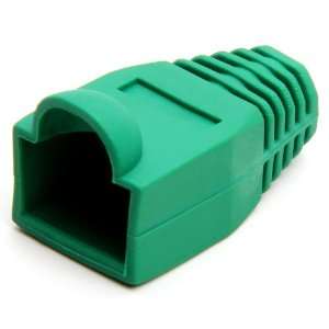  CAT 6 Green RJ45 Snagless Boots with Strain Relief, Bag of 
