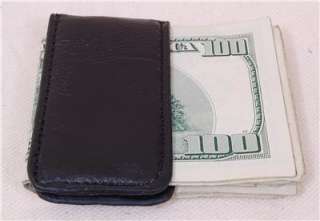 New Leather Magnetic Hand Crafted Money Clip W/ Gift Box