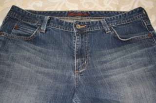 Bootcut Jeans Blue Denim Eddie Bauer Womens 12 Long Stretch 