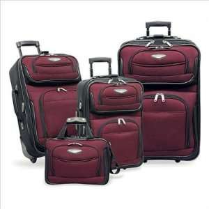   Amsterdam 4 piece Luggage Set , Color Red (TS 6950)